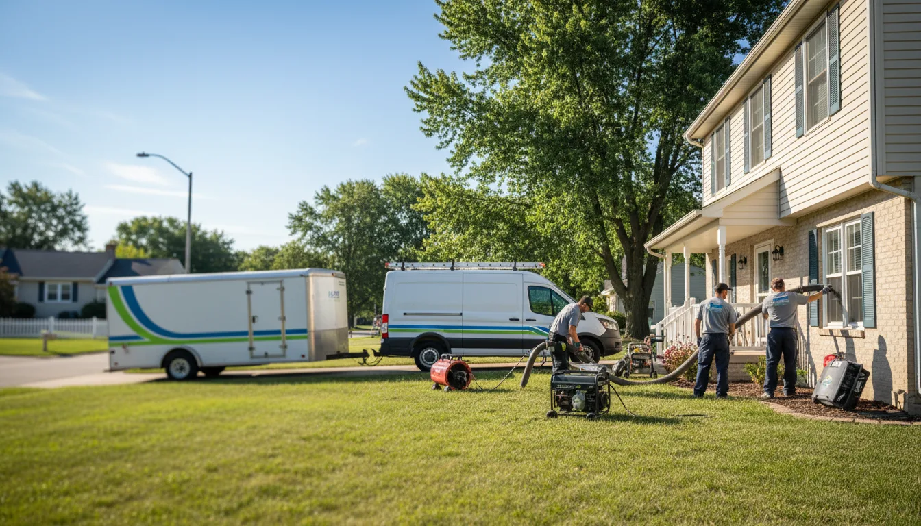 Flooded Basement Restoration And Cleanup With Repair in Applegate, MI near me